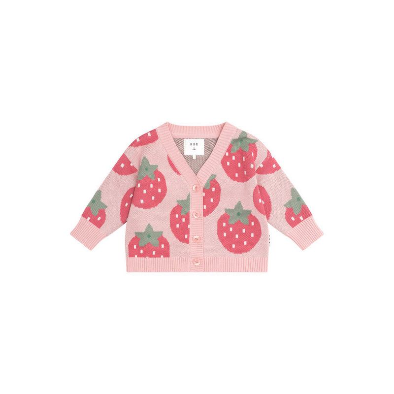 Huxbaby Berry Boxy Cardi – CuteBaby NZ - Main Image