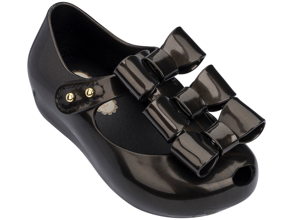 Mini Melissa Ultragirl Triple Bow Black – CuteBaby NZ