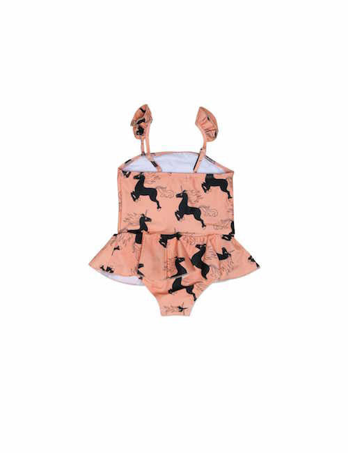 Mini Rodini Unicorn Skirt Swimsuit Pink