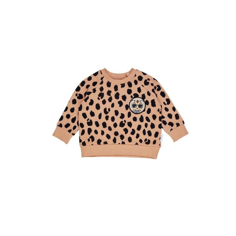 Animal Print Huxbaby Leopard Sweatshirt Hux Baby Animal Knit