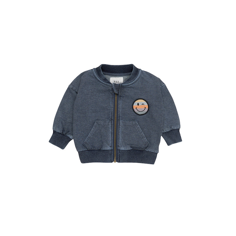 Huxbaby Rainbow Smiley Retro Pocket Track Jacket – CuteBaby NZ