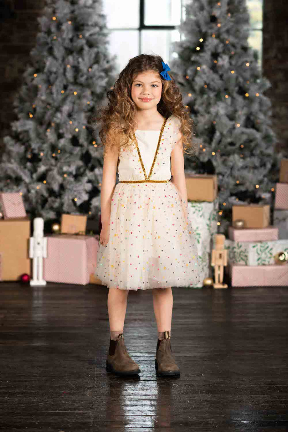 Rock Your Kid Red Christmas Angel Dress - CLOTHING-GIRL-Girls