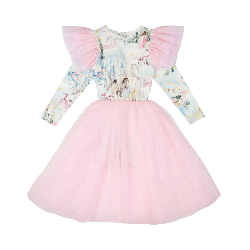 Rock Your Kid Fairy Tales Long Sleeve Flounce Dress CuteBaby NZ Rock Your Kid Fairy Tales Long Sleeve Flounce Dress CuteBaby NZ